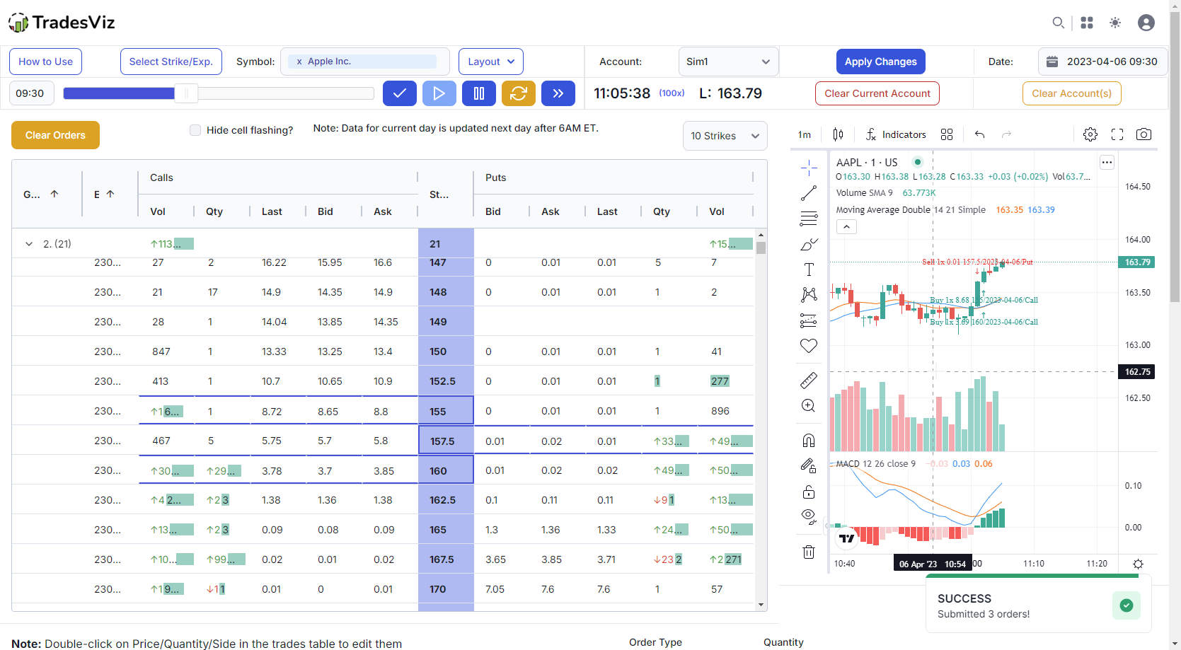 TradesViz universal/global simulator